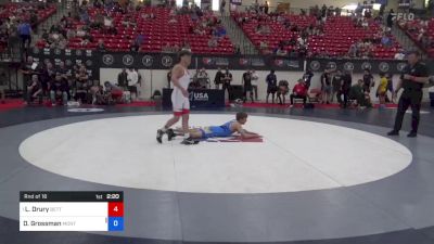 63 kg Rnd Of 16 - Landon Drury, Betterman Elite Wrestling vs Devin Grossman, Montana