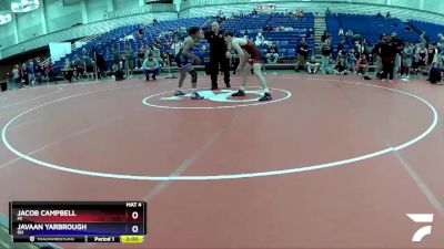 120 lbs 1st Place Match - Jacob Campbell, MI vs Javaan Yarbrough, OH