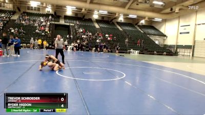 132 lbs Placement Matches (16 Team) - Ryder Higdon, Gretna East vs Trevor Schroeder, Amherst