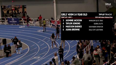 Youth Girls' 400m, Finals 1 - Age 14