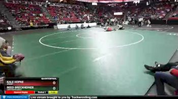 D2-195 lbs Quarterfinal - Kale Hopke, Amery vs Reed Breckheimer, Chilton/Hilbert