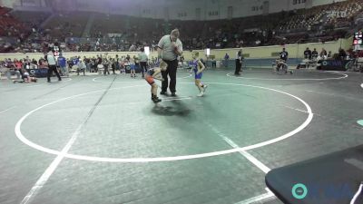 52 lbs Quarterfinal - Delanie Wartchow, Noble Takedown Club vs Rhett Mccartney, Scissortail Wrestling Club