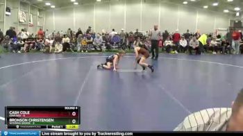 75 lbs Round 4 (6 Team) - Bronson Christensen, Wyoming Brown vs Cash Cole, Iowa Red