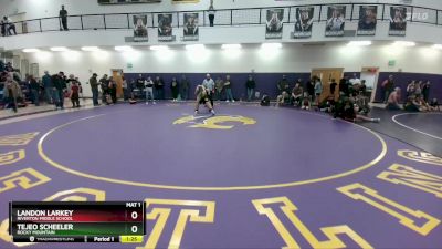 120 lbs Round 3 - Tejeo Scheeler, Rocky Mountain vs Landon Larkey, Riverton Middle School