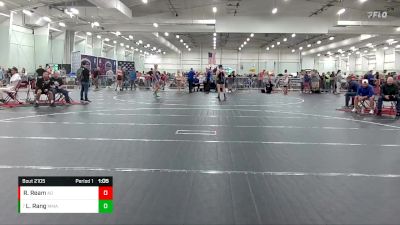 70_75 Cons. Round 2 - Logan Rang, Mayfield Mat Academy vs Ryder Ream, American Dream