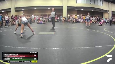 100 lbs Round 2 - Aubrey McNichols, Harmony vs Megan Gurley, Northeast Georgia Mat Monstars