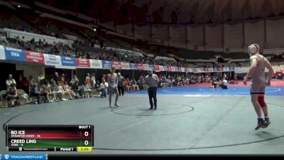 150 lbs Champ - Round 1 (16 Team) - Bo Ice, Staunton River vs Creed Ling, York