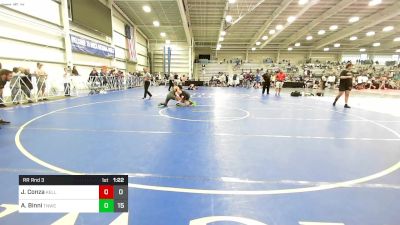 126 lbs Rr Rnd 3 - Josh Conza, Kellam Mat Rats vs Andrew Binni, TNWC Silver Fox