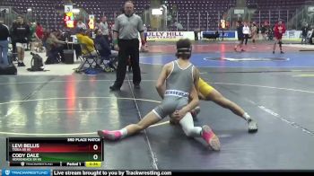 126 lbs 3rd Place Match - Cody Dale, Horseheads Sr HS vs Levi Bellis, Tioga Sr HS