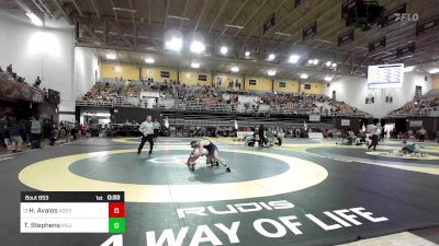 132 lbs Consi Of 8 #1 - Hunter Avalos, All Saints Episcopal vs Tyler Stephens, Mount Saint Joseph