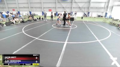 120 lbs Round 1 (8 Team) - Jacob Britt, LA vs Alex Oedekoven, South Dakota Blue