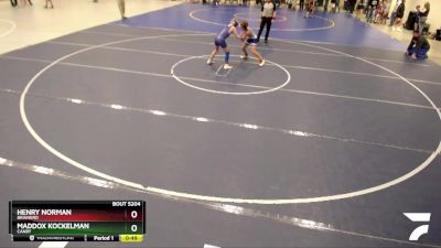 93 lbs Cons. Semi - Maddox Kockelman, Canby vs Henry Norman, Brainerd