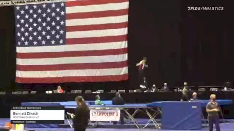 Bennett Church - Individual Trampoline, Southlake Gymnastics - 2021 USA Gymnastics Championships