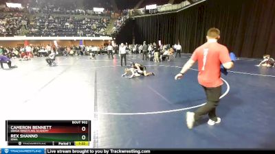 125 lbs Champ. Round 1 - Rex Shanno, Iowa vs Cameron Bennett, Ubasa Wrestling Academy