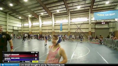 95 lbs Semifinal - Kailey Graham, Alaska vs Sasha Williams, Oklahoma