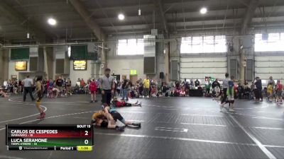 80 lbs Round 5 (6 Team) - Carlos De Cespedes, Warhawks vs Luca Seramone, Terps Xtreme