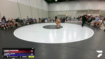 105 lbs Round 6 (10 Team) - Lahna Passmore, Kansas vs Alexis Lauta, PA Red