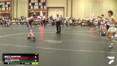 117 lbs Round 2 (6 Team) - Brett Crawford, Ascend WC vs Jack Abramson, EsteBuilt WC