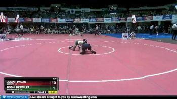 132 lbs Quarterfinals (16 Team) - Myrin Nixon, Great Bridge vs Dominic Cioli, Grundy