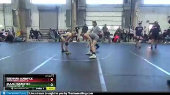 115 lbs Round 3 (4 Team) - Brennan Warwick, Junior Terps Xtreme vs Blake Hostetter, PA Alliance Red