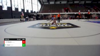 126-132 lbs 3rd Place Match - Carter Mayes, SOT-C/ The Compound vs Brett Zajac, Oswego