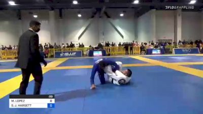 MOISES LOPEZ vs STEPHEN J. HARGETT 2021 American National IBJJF Jiu-Jitsu Championship