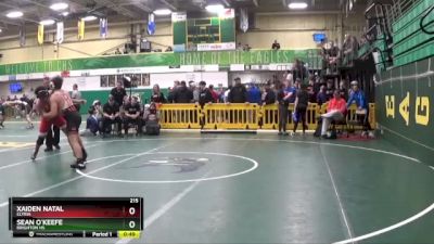 215 lbs Cons. Round 4 - Xaiden Natal, ELYRIA vs Sean O`Keefe, Brighton HS