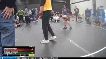 85 lbs Parker Jimenez, Team Bear White vs Ladson Fraser, JET