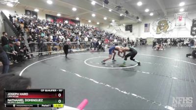 157 lbs Champ. Round 2 - Nathaniel Dominguez, Pacifica Oxnard vs Joseph Haro, Lancaster