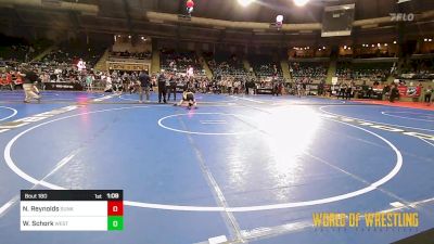 88 lbs Quarterfinal - Nathan Reynolds, Sunkist Kids Monster Garage vs William Schork, Westshore Wrestling Club