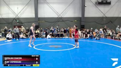 130 lbs Cons. Round 2 - Nataliah Chacon, WA vs Ruby Dominguez, CA