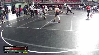 80 lbs Cons. Round 4 - Boone Smith, Dorchester vs Gunner Thompson, Nebraska Elite Wrestling Club