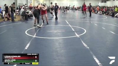 193 lbs Cons. Round 1 - Gavin Long, Belleville WC vs Logan Kowalski, Motor City WC