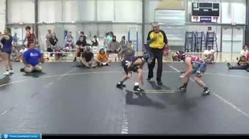 86 lbs Round 3 (6 Team) - Chloe McBride, American Gladiators-Lady Saints vs Natalie Lippstreu, Untouchables White