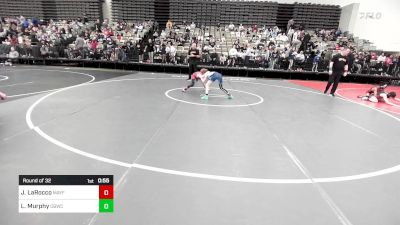 82-J lbs Round Of 32 - JoJo LaRocco, Mayfield Mat Academy vs Luke Murphy, OBWC