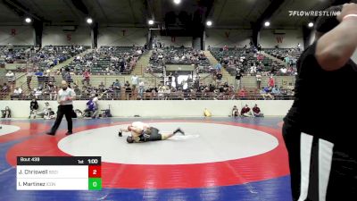 140 lbs Quarterfinal - Jarrett Chriswell, Social Circle USA Takedown vs Ignacio Martinez, Icon Wrestling