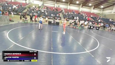 108 lbs Cons. Round 3 - Magnus Semenick, FL vs Ashton Martin, AK