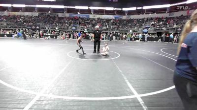 100 lbs Rr Rnd 2 - Ruger Perkins, Mustang Bronco Wrestling Club vs Colton Baysinger, Fulton Hornets