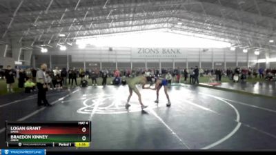 126 lbs Cons. Round 6 - Logan Grant, Davis vs Braedon Kinney, Orem