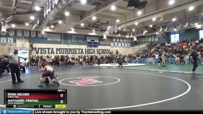 120 lbs Cons. Semi - Ryan Archer, Great Oak vs Nathaniel Freitas, Vista Murrieta