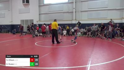 96 lbs Pools - Nick Ellison, Jacket W.C. vs Dylan Russo, 84 Athletes (VA)