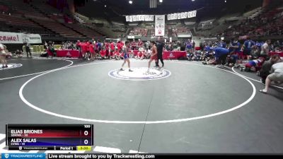 100 lbs Placement Matches (16 Team) - Elias Briones, SDIKWA vs Alex Salas, CVWA