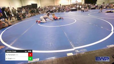 62 lbs Quarterfinal - Axel Forsman, VICI Wrestling vs Colt Eizel, North DeSoto Wrestling Academy