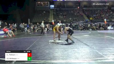 197 lbs Consolation - Landon Pelham, Central Michigan vs Brandon Whitman, North Carolina