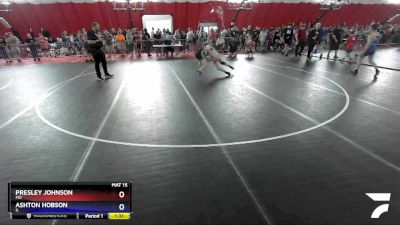 126 lbs Cons. Round 6 - Presley Johnson, MO vs Ashton Hobson, IL