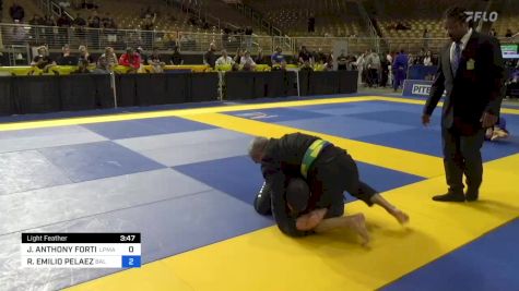 JUSTIN ANTHONY FORTIER vs ROBERTO EMILIO PELAEZ 2024 Pan Jiu Jitsu IBJJF Championship