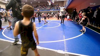 46 lbs Round Of 16 - Hudson Teel, Sperry Wrestling Club vs Beckham Cox, Claremore Wrestling Club