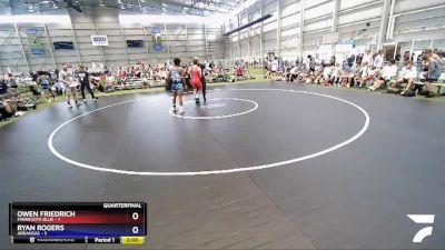 145 lbs Quarters & 1st Wb (16 Team) - Owen Friedrich, Minnesota Blue vs Ryan Rogers, Arkansas