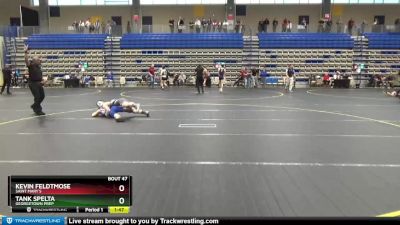 120 lbs Champ. Round 1 - Kevin Feldtmose, Saint Mary`s vs Tank Spelta, Georgetown Prep