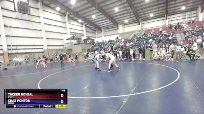 157 lbs Quarterfinal - Tucker Roybal, Utah vs Chaz Ponton, Idaho